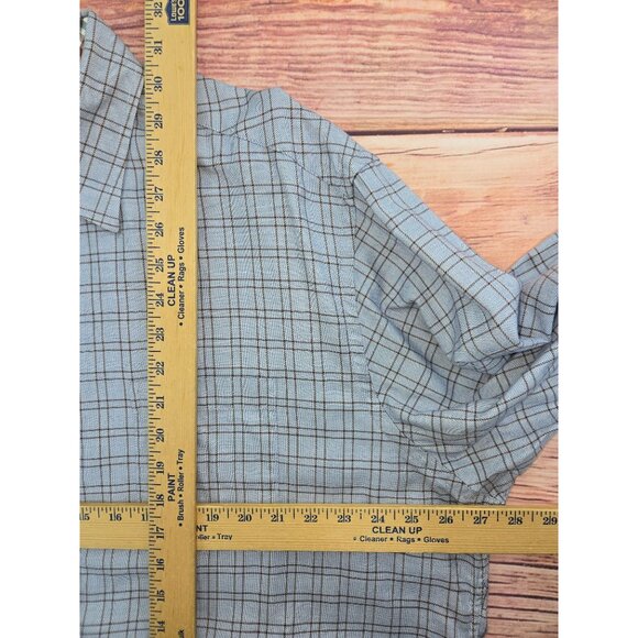 Johnston & Murphy Mens Tailored Fit Plaid Shirt XXL - Picture 8 of 8